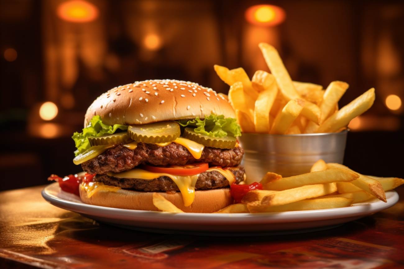 Wie viel kalorien hat ein cheeseburger?