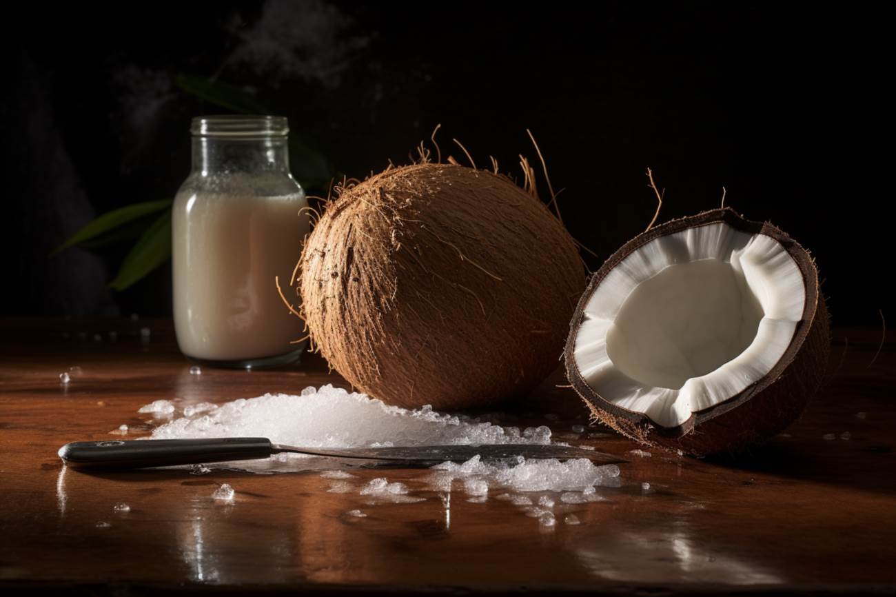 Wie viel kalorien hat eine kokosnuss?